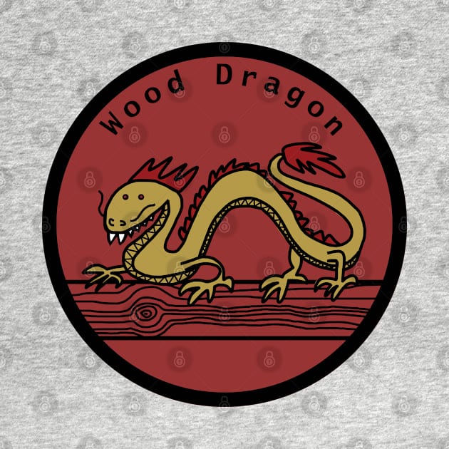 Wood Dragon Year of the Dragon by ellenhenryart